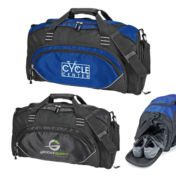 Deluxe Sports Duffel with Shoe Storage - Image 1