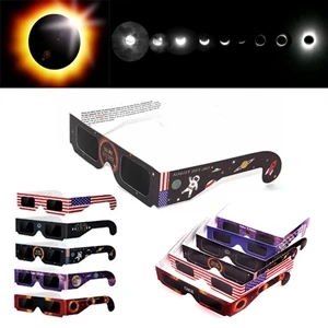 Astronaut And Outer Space Paper Solar Eclipse Glasses