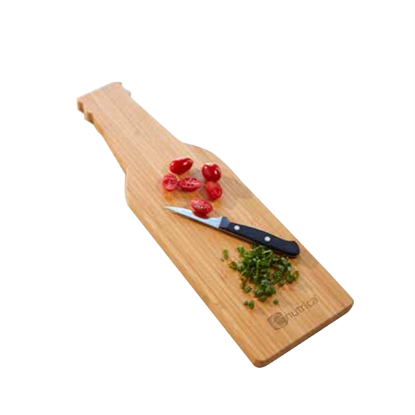Beer Bottle Bamboo Cutting Board - Image 1