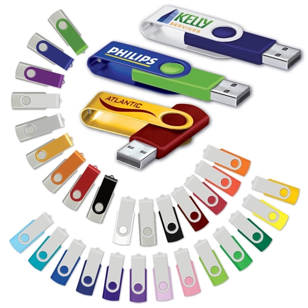 Swivel USB Drive in a Wide Variety of Colors - USB 3.0 - Image 3