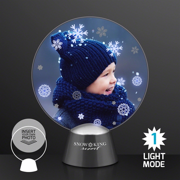 Animated LED Snowflakes Picture Frame - Image 1