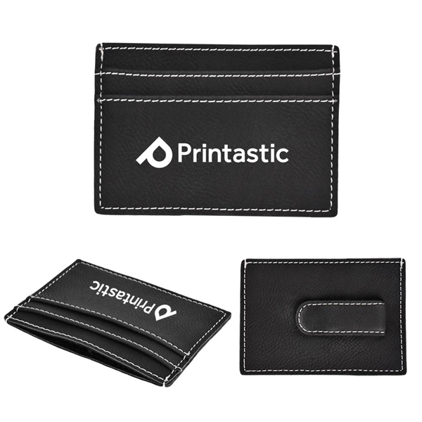 3 Card Wallet with Money Clip - Image 1