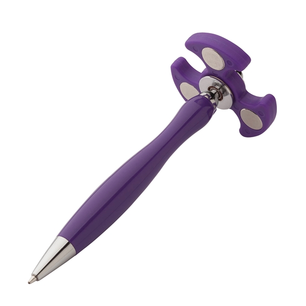 Hover Fidget Spinner Top Plunge-Action Pen - Image 3