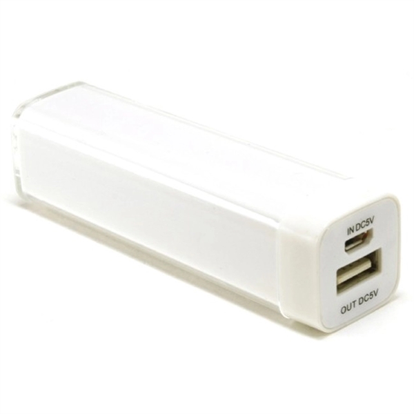 Acrylic/Plastic Galaxie Power Bank w/ Cable - Image 5