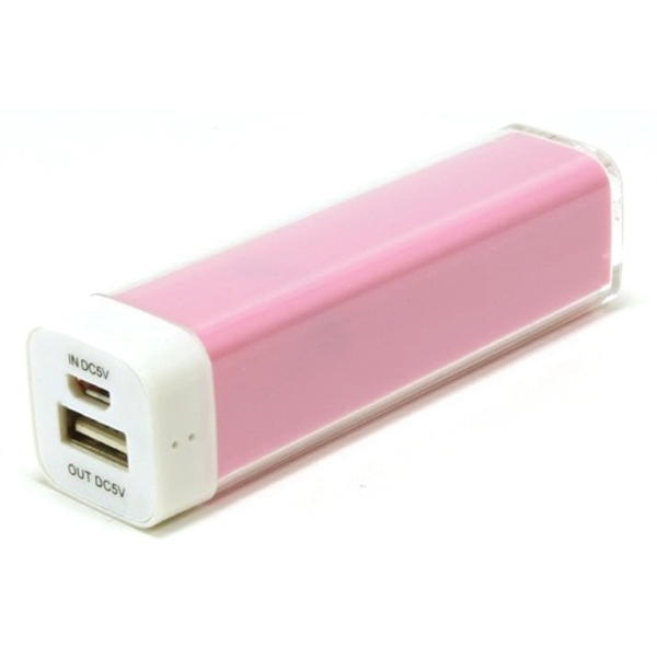Acrylic/Plastic Galaxie Power Bank w/ Cable - Image 7