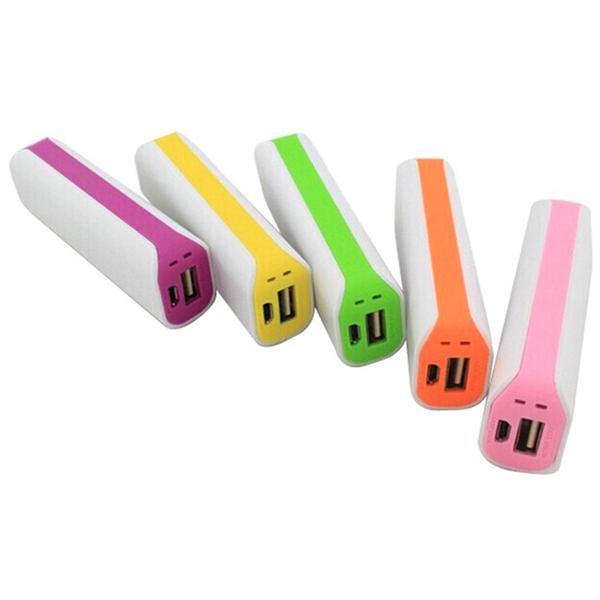 USA Decorated 2200mAh White and Pastel Power Bank - Image 4