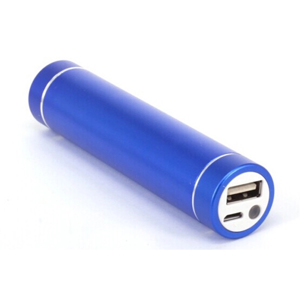 2600 mAH Anodized aluminum power bank with built-in LED - Image 5