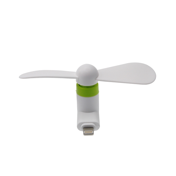 Mini USB Fan Dual with Lightning and Micro USB - Image 14
