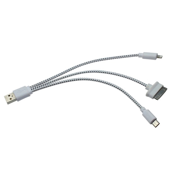 Trio USB Charging Cable for iPhone - Image 3
