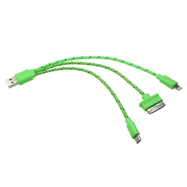 Trio USB Charging Cable for iPhone - Image 4