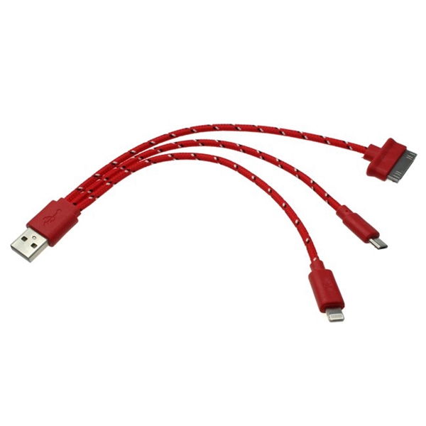 Trio USB Charging Cable for iPhone - Image 7