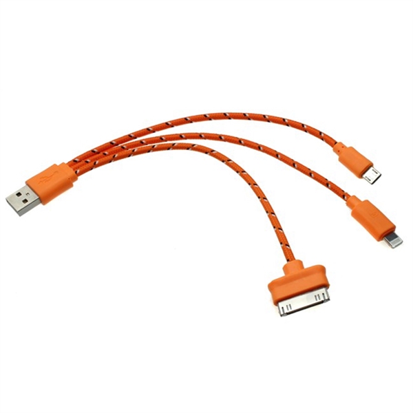Trio USB Charging Cable for iPhone - Image 9