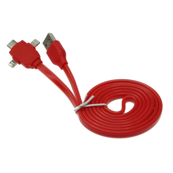 iPhone 4, 5, 6, 6S, Android and Type-C 4 in one cable - Image 4