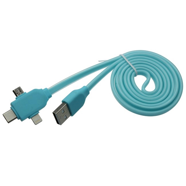 iPhone 4, 5, 6, 6S, Android and Type-C 4 in one cable - Image 6