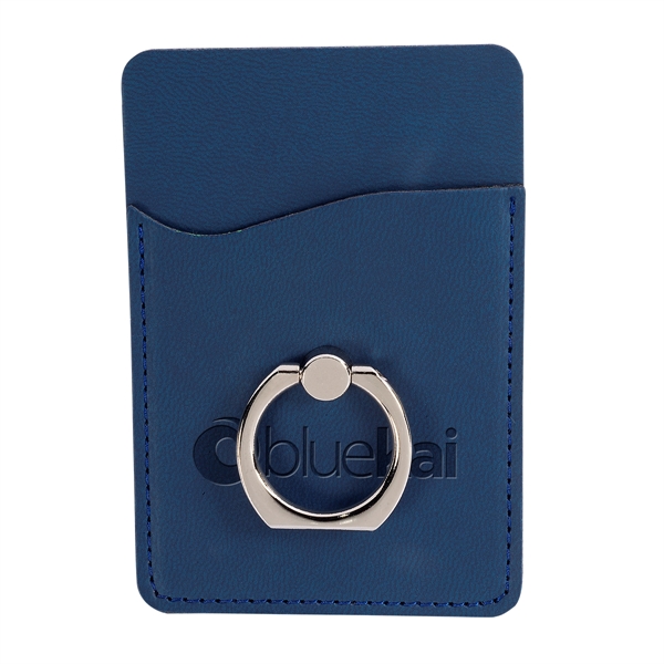 Tuscany™ Card Holder with Metal Ring Phone Stand - Image 8