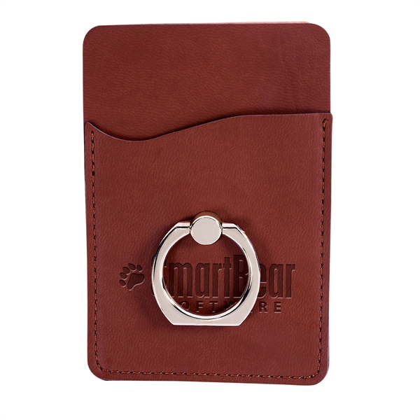 Tuscany™ Card Holder with Metal Ring Phone Stand - Image 11
