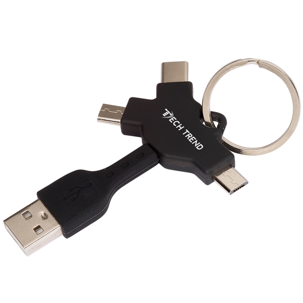 Multi USB Cable Key Chain - Image 2