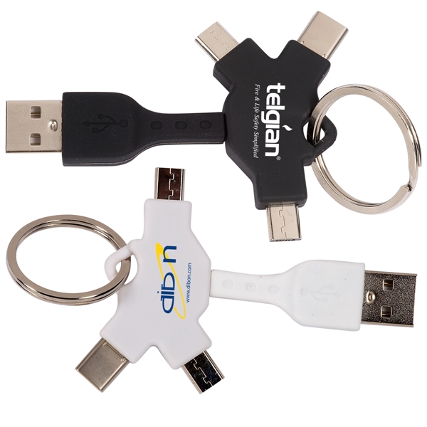 Multi USB Cable Key Chain - Image 3