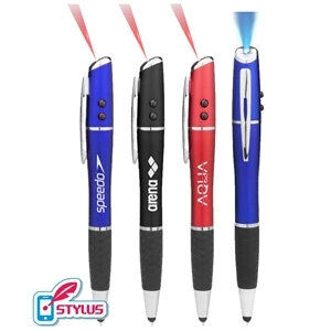 4-in-1  "Laser" LED Flashlight Stylus Pen
