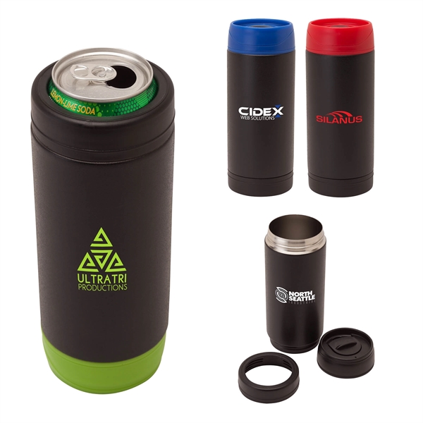 Frosty 18oz. Double Wall Steel Tumbler/Cooler - Image 1