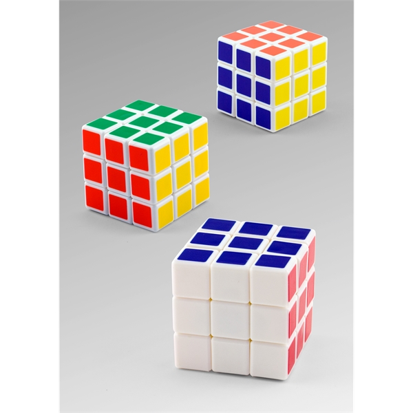 Mini Puzzle Cube Toy with 9 Panels Per Side - Image 2