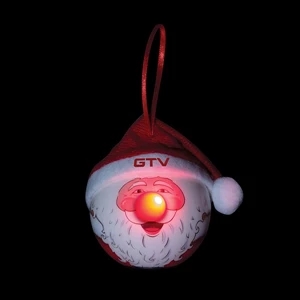 Santa LED Ornament
