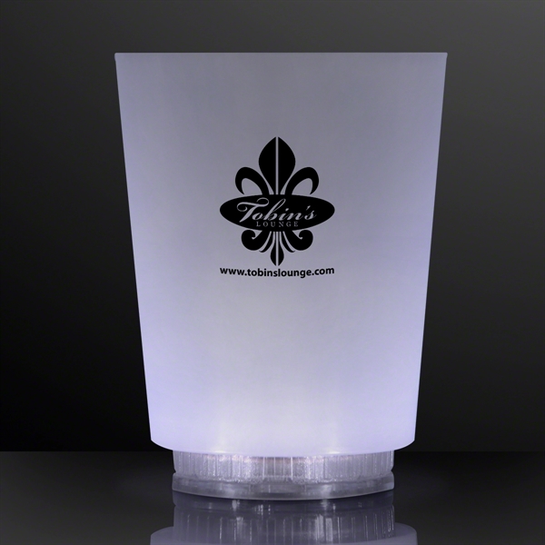 Soft Glow White Light Party Cups - Image 1