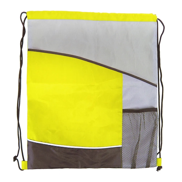Varsity Drawstring Backpack, Full Color Digital - Image 7