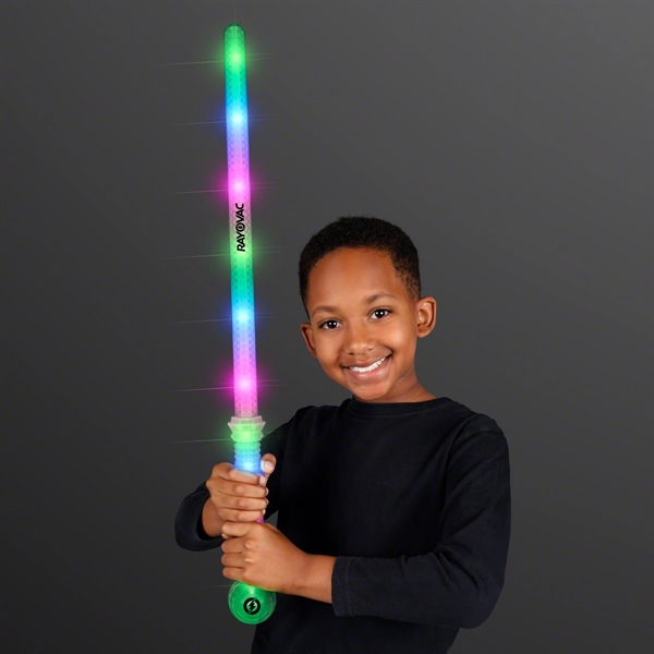 Electric Glow LED Staff Space Swords - Image 2