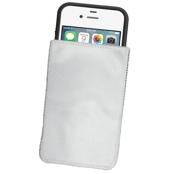 Dye Sublimated Microfiber Phone Wallet Pouch or Sleeve - Image 3