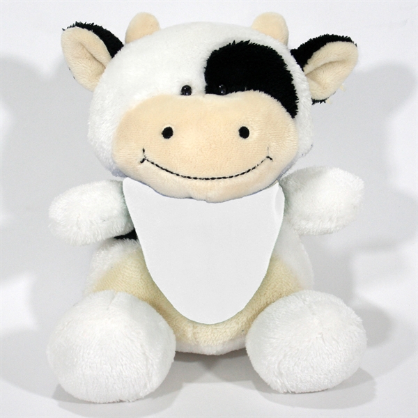 10" Smiling Faces Sitting Cow - Image 2