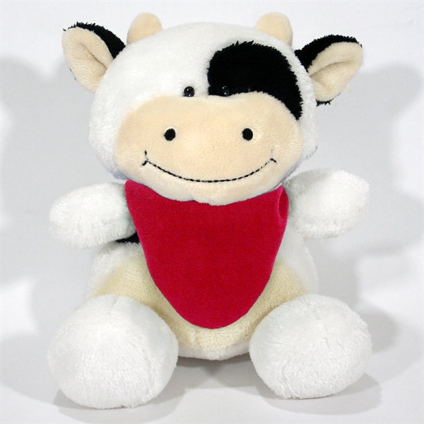 10" Smiling Faces Sitting Cow - Image 3