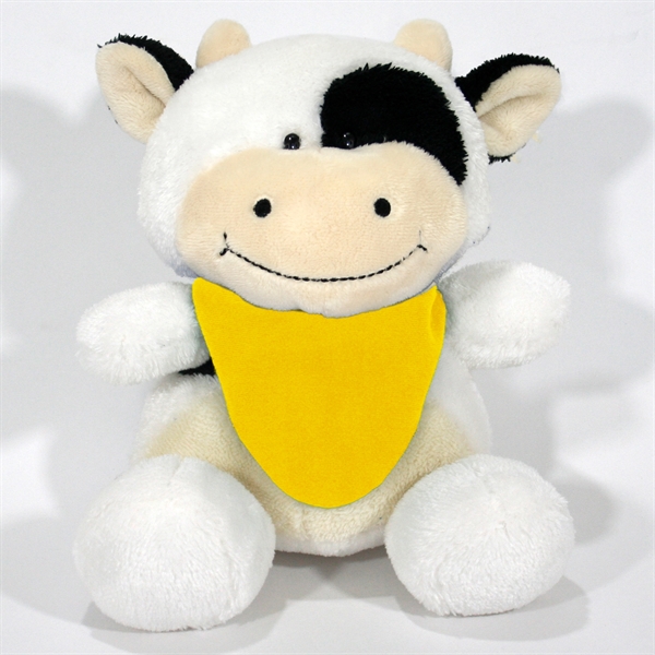 10" Smiling Faces Sitting Cow - Image 4