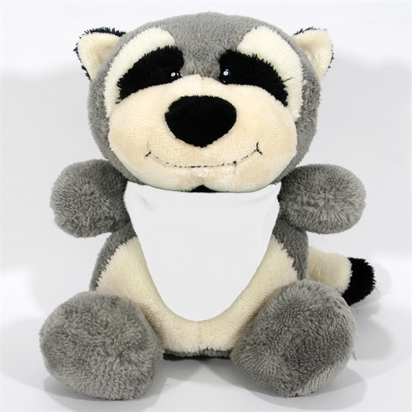10" Smiling Faces Sitting Raccoon - Image 2