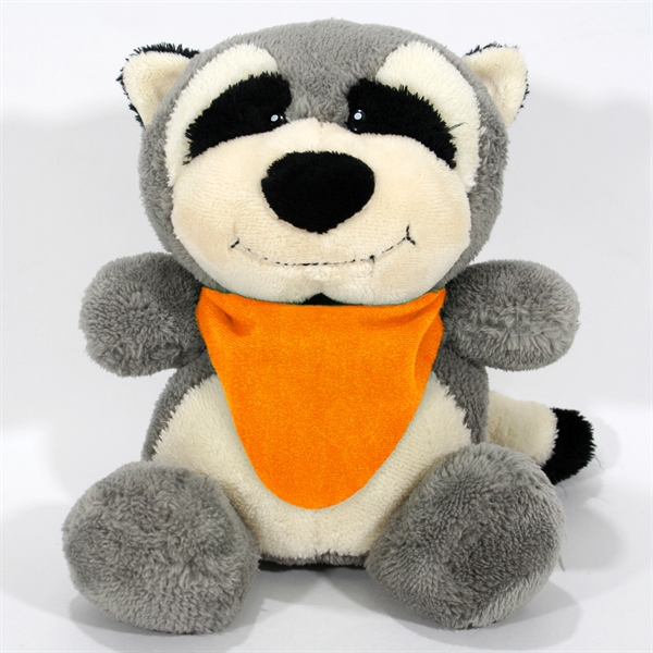 10" Smiling Faces Sitting Raccoon - Image 5