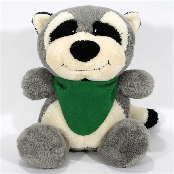 10" Smiling Faces Sitting Raccoon - Image 6