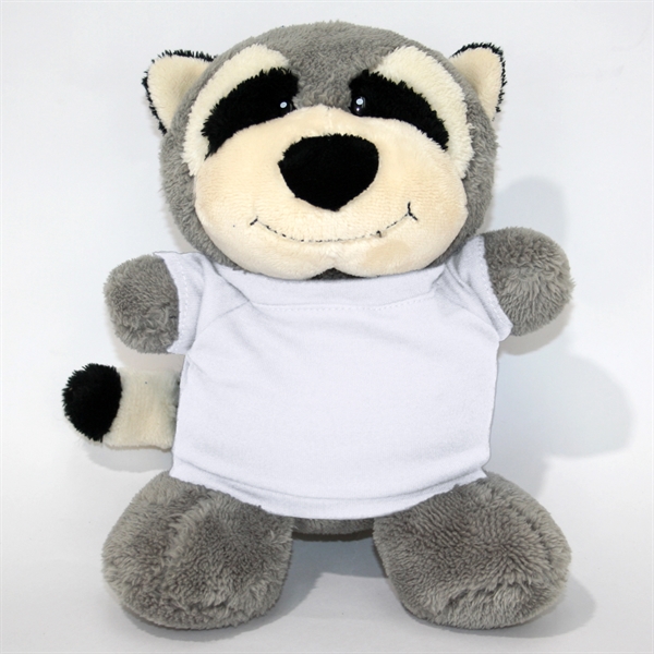 10" Smiling Faces Sitting Raccoon - Image 8