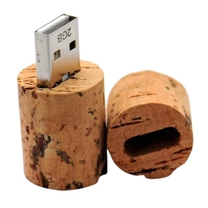 Eco Friendly Wine Cork USB Flash Drive
