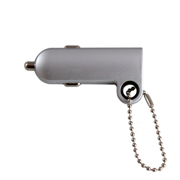 Portable USB Car Charger w/ Ball Chain - Image 3