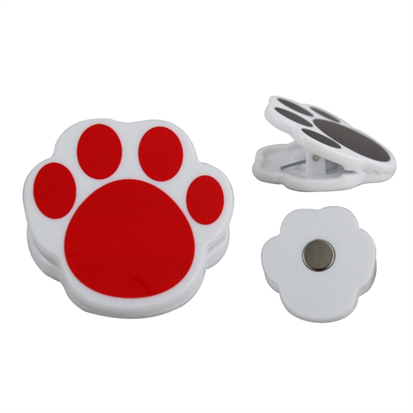 Paw Shaped Magnet Chip & Memo Clip - Image 1