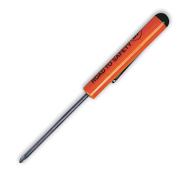 Pocket Screwdriver - Fixed #0 Phillips Blade w/ Button Top