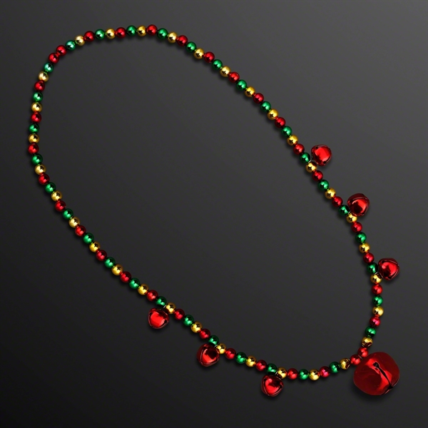 Jingle Bells Beaded Necklace (NON-Light Up) - Image 2