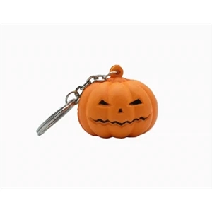 Pumpkin Face Keychain