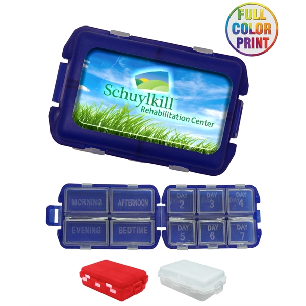 7 Day Pill Box - Full Color - Image 1