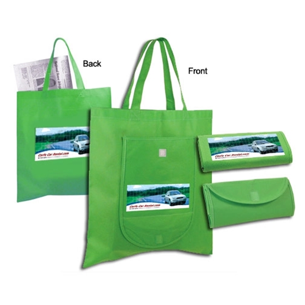 NW Fold 'n Go Tote Bag, Full Color Digital - Image 2
