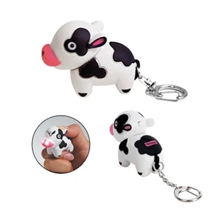 Cow Key Light Keychain
