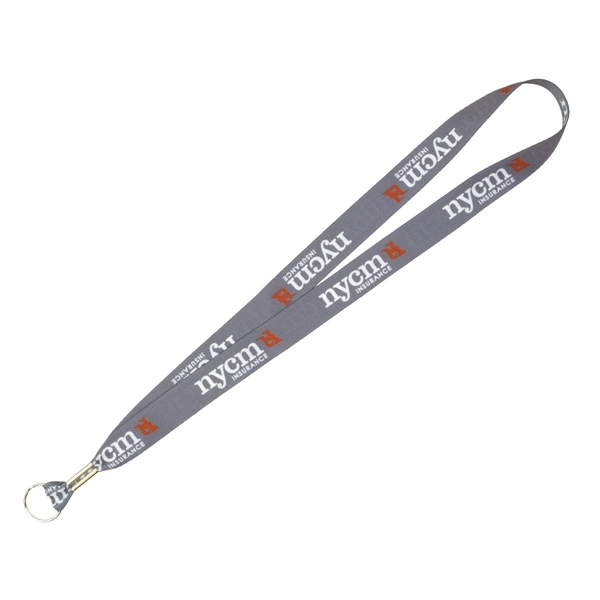 1" Textured Polyester Multi-Color Sublimation Lanyard - Image 4