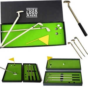 Golf Game Ballpoint Pens Gift Set