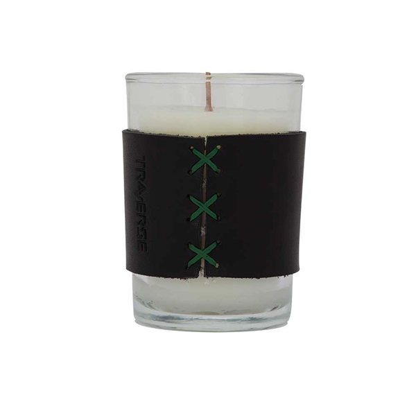 HARPER 8oz. Candle with Leather Sleeve - Image 6