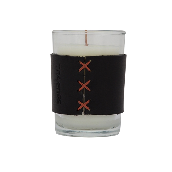 HARPER 8oz. Candle with Leather Sleeve - Image 7